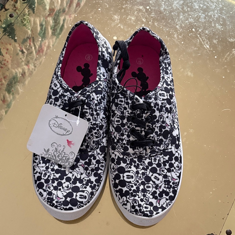 Disney Black and White Character Sneakers
